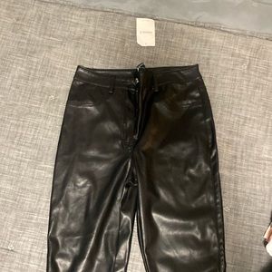 Pleather pants, skinny leg , new with tag, never worn